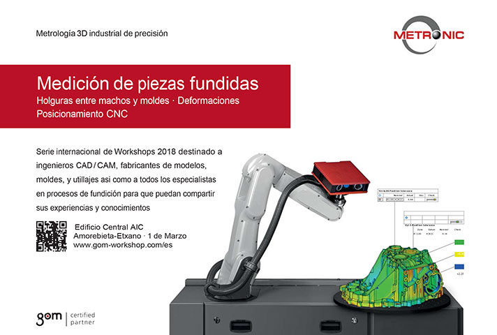 Workshop "Metrología 3D en Procesos de Fundición"