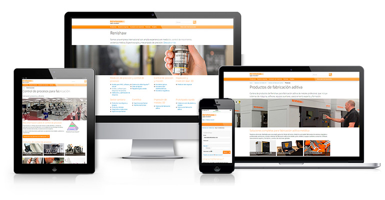 Nueva web de Renishaw