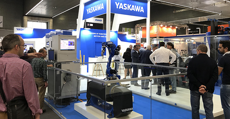 Stand de Yaskawa en BIEMH 2018