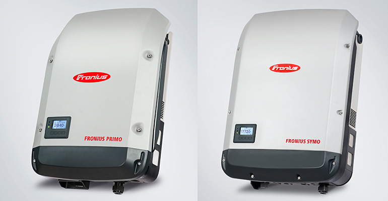 Fronius Primo y Fronius Symo.