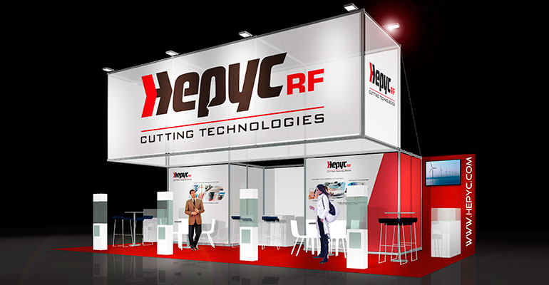 Stand de Hepyc en Ferroforma