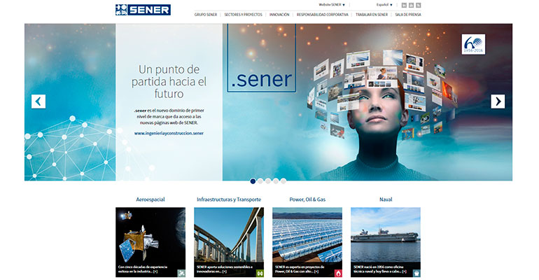 Home web de Sener