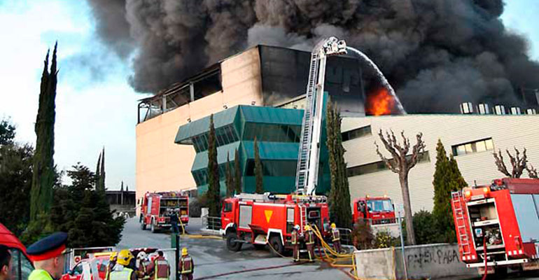 Incendios en industrias