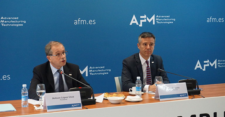 Antxon López Usoz, Presidente de AFM, y Xabier Ortueta, Director General de AFM Cluster