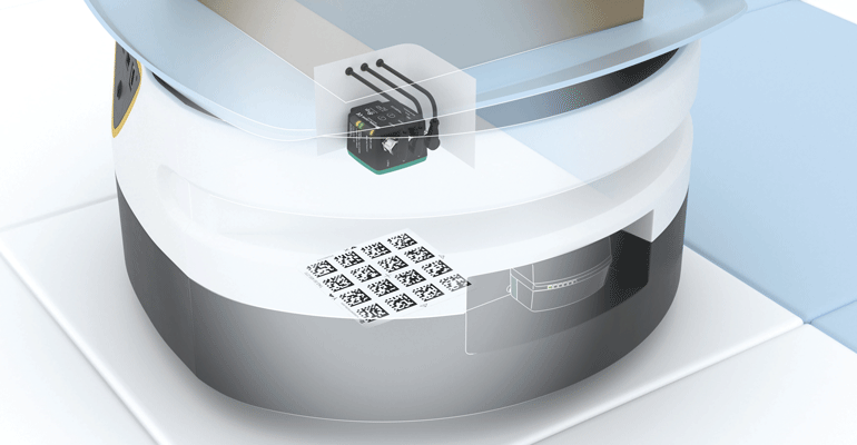 Sistemas ópticos safePGV y safePXV para vehículos de guiado automático (AGV)
