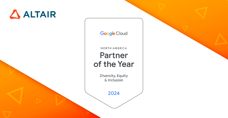 Altair gana el premio Partner del año 2024 de Google Cloud en Norteamérica por su Diversidad, Equidad e Inclusión