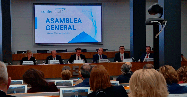 Confemetal reclama políticas que favorezcan la competitividad y la productividad, en su Asamblea Anual