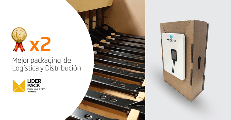 Dos soluciones de packaging sostenible de DS Smith Tecnicarton, galardonadas en los Premios Liderpack