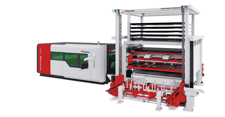 TCI Cutting lanza al mercado un sistema de automatización compacto que ahorra un 60% de espacio