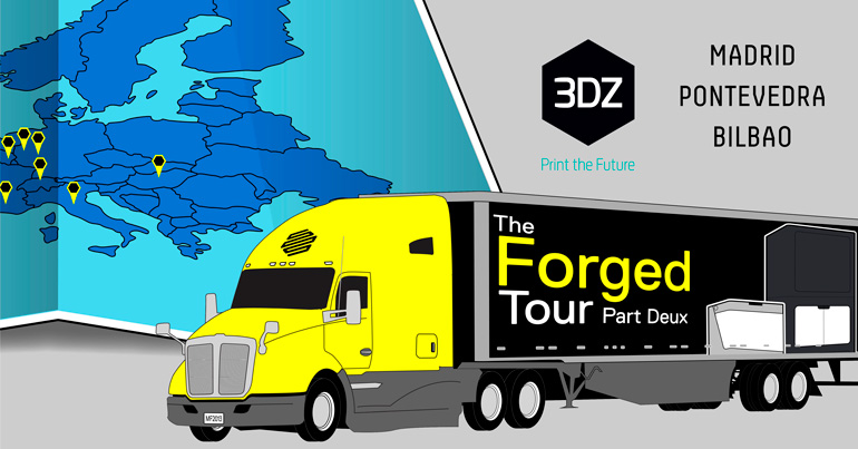 Markforged presenta `El Forged Tour´ con su distribuidor oficial: 3DZ Spain