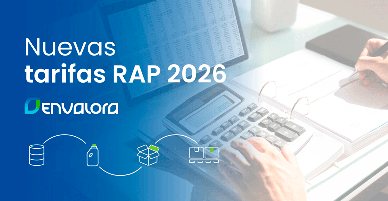 ENVALORA reduce sus tarifas RAP para 2026