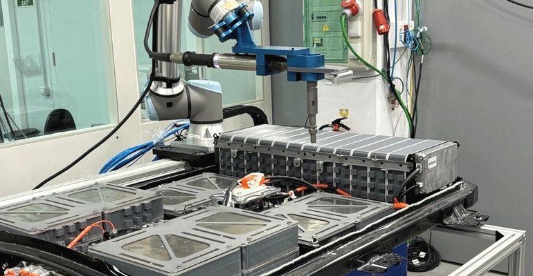 Eurecat desarrolla un nuevo sistema automatizado de desmontaje y clasificación de baterías para facilitar el reciclaje
