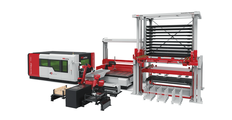 Smart Sorting de TCI Cutting automatiza la descarga, clasificación y paletización de piezas mediante inteligencia artificial