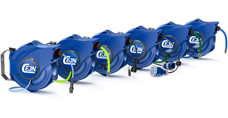 CEJN amplía su gama de enrolladores de seguridad con las mangueras antiestática y para aire respirable