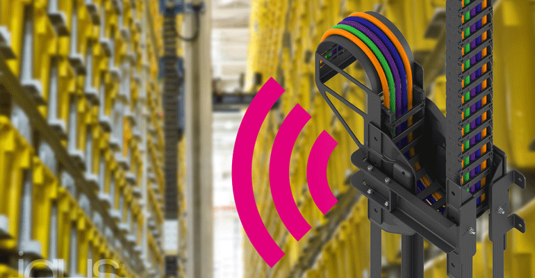 Igus presenta un sistema compacto de suministro de energía para aplicaciones verticales