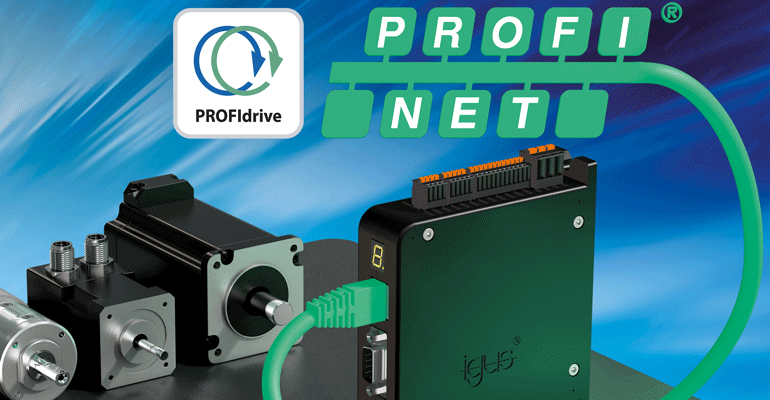 Igus amplia su gama de controladores de motores D1 con la certificación PROFINET