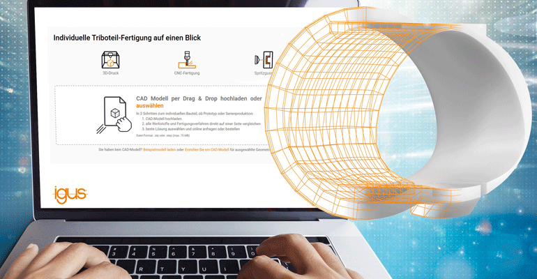 Componentes personalizados en tiempo récord: llega el servicio tribo-parts de Igus