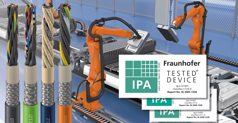 238 cables chainflex reciben la certificación para su uso en salas blancas