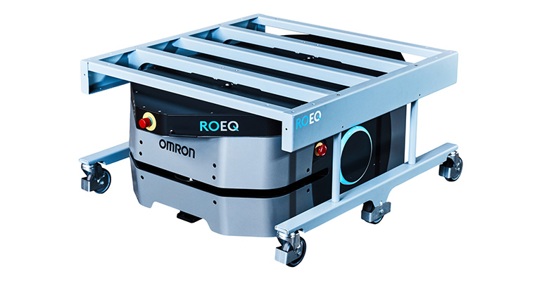 ROEQ inicia una colaboración con Omron con un nuevo sistema de carro para su robot móvil LD-250