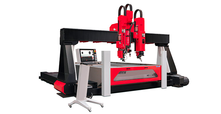 TCI Cutting BP-H COMBI, los beneficios del corte por agua y por plasma HD en una sola máquina