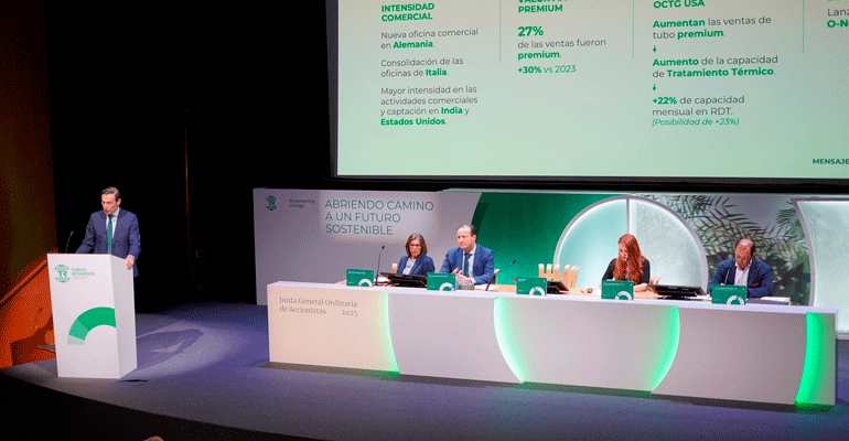 Tubos Reunidos adapta su estrategia a los cambios de mercado derivados de la geopolítica