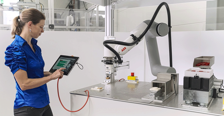 E-Device de ABB Robotics simplifica la interacción con los robots desde los propios dispositivos de los clientes