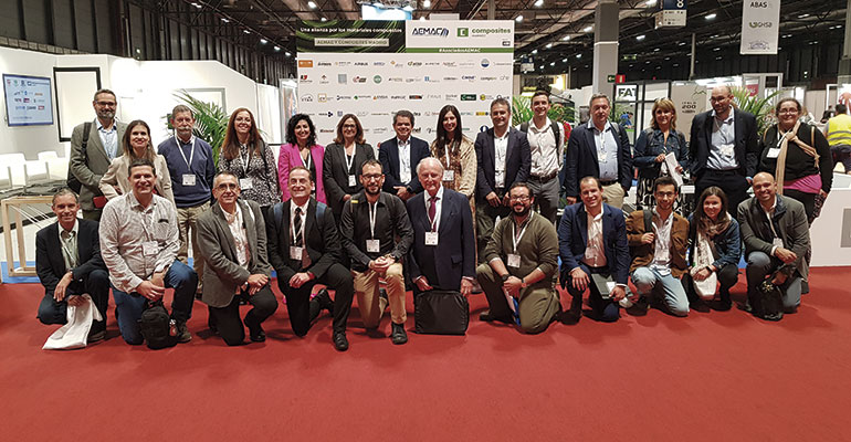 Encuentro de los Asociados de AEMAC en la feria Composites Madrid