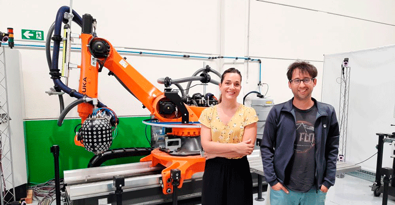 Aldakin desarrolla un robot para el mecanizado de composites