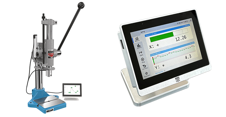 EMG-CONTROL: soluciones digitales de control de fuerza y desplazamiento para prensas manuales y neumáticas 