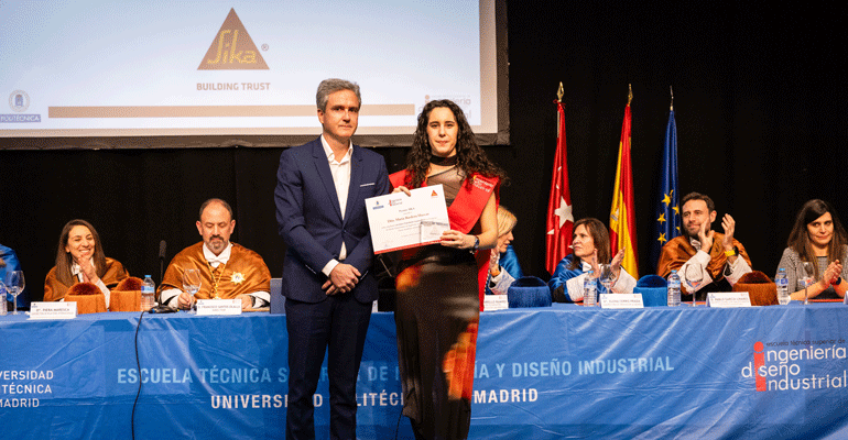 Sika premia el Mejor Expediente Académico del Máster en Ingeniería en Diseño Industrial de la UPM