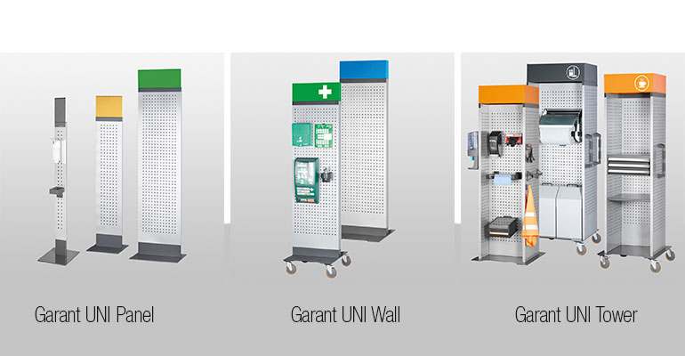 Nuevo sistema modular de mobiliario industrial Garant UNI Line