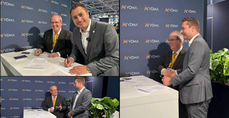 Innovalia y VDMA firman un acuerdo de colaboración para el desarrollo de un portal de servicios de espacios de datos industriales para el sector de la maquinaria y los bienes de equipo