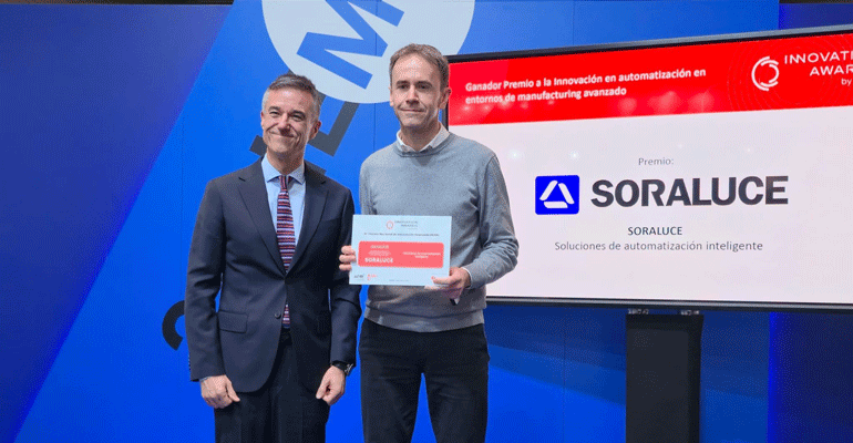 Soraluce, galardonada en los premios de innovación avanzada BIEMH 2026 por sus soluciones de automatización inteligente
