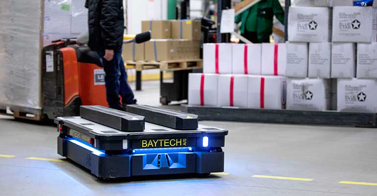 ICM Logistics optimiza su intralogística con robots móviles autónomos