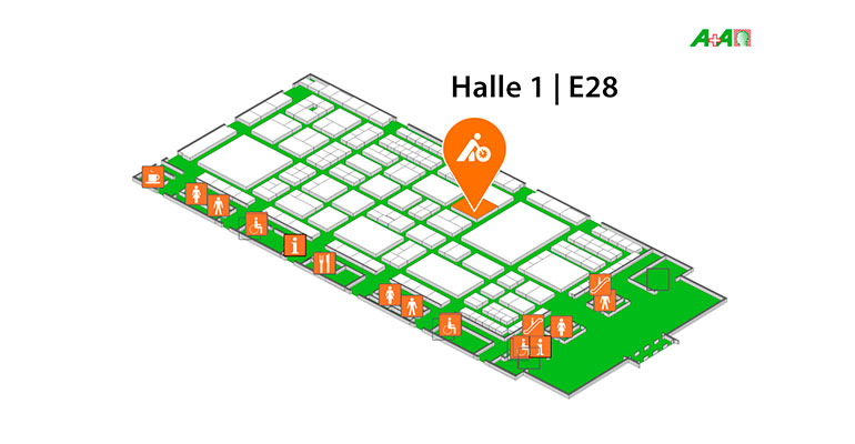 Hoffmann Group se expone en la feria A+A en sala 1, Stand E28.