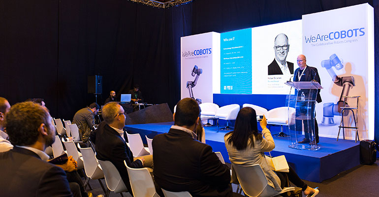 Más de 2.000 personas asisten a WeAreCOBOTS, el primer congreso mundial sobre robótica colaborativa