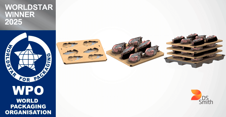 DS Smith gana tres premios Worldstar Global Packaging 2025 por innovaciones en embalajes sostenibles